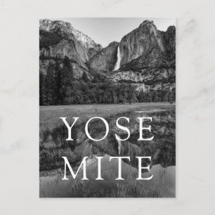 Upper Yosemite Falls Scenic Postcard