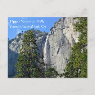 Upper Yosemite Falls, Yosemite National Park, CA P Postcard