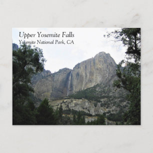 Upper Yosemite Falls, Yosemite National Park, CA P Postcard