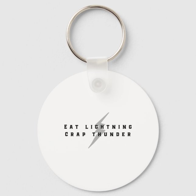 Uppercut Ppv Title Fight Boxing Tees Eat Lightning Keychain (Front)