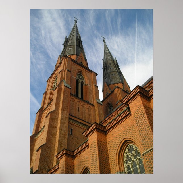 Uppsala Cathedral Print (Front)
