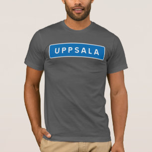Uppsala, Swedish road sign T-Shirt