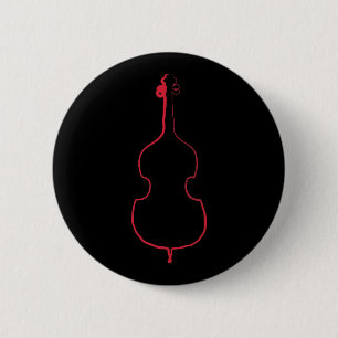 Upright Bass Ink Button