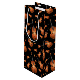 Upright Bass Music Teacher Jazz Wine Gift Bag