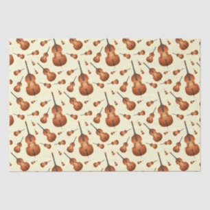 Upright Bass Musician Music Teacher Jazz Band Tissue Paper
