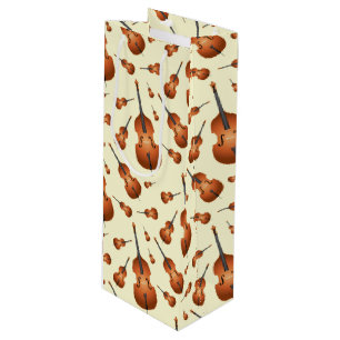 Upright Bass Musician Music Teacher Jazz Band Wine Gift Bag