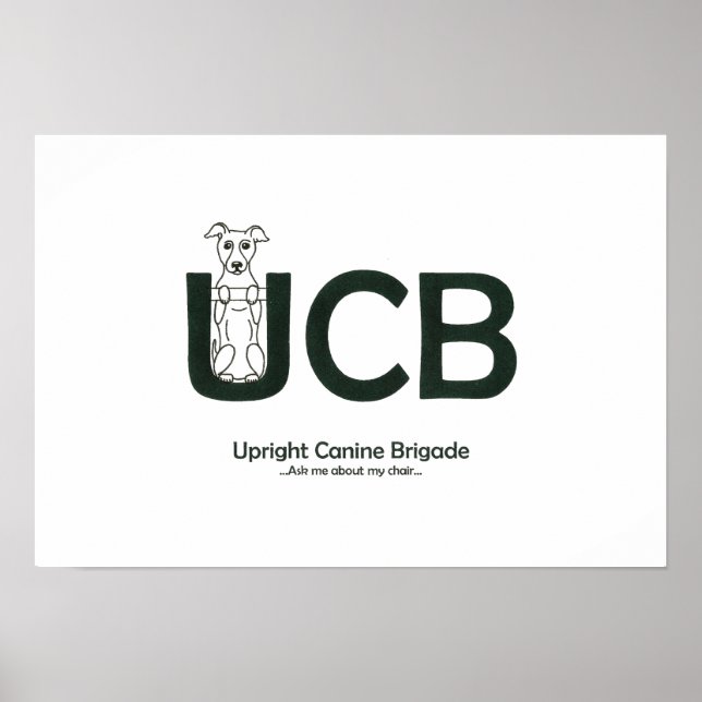 Upright Canine Brigade Poster (Front)