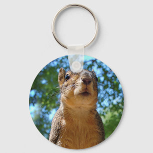 Upright Squirrel Keychain