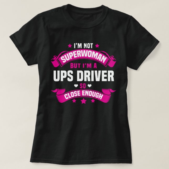 UPS Driver T-Shirt (Design Front)