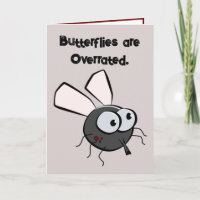 Upset Mosquito Thinks He's Cute Funny Bug Cartoon