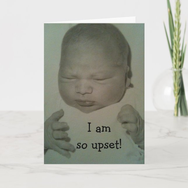 UPSET-U KEEP LOOKING BETTER EACH BIRTHDAY CARD (Front)