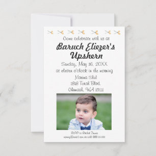 Upshernish Invitation Upsherin Invitations