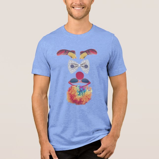 Upside Clown Tri-Blend Shirt (Front)