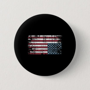 Upside Down American Flag1 2 Inch Round Button