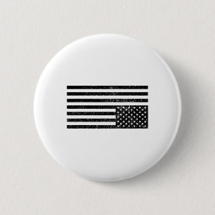 Upside Down American Flag  2 Inch Round Button