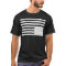Upside Down American Flag in Black.