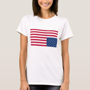 Upside Down American Flag T-Shirt