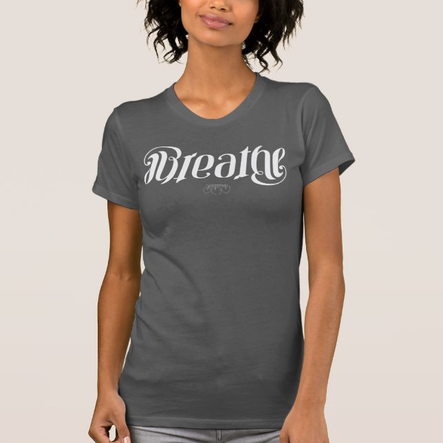 Upside Down Breathe Yoga Shirt (Front)