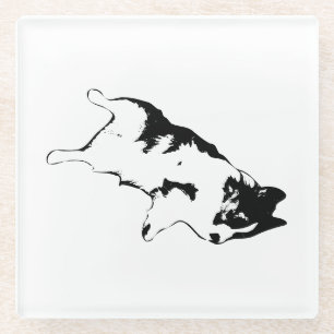 Upside-Down Charm Glass Coaster