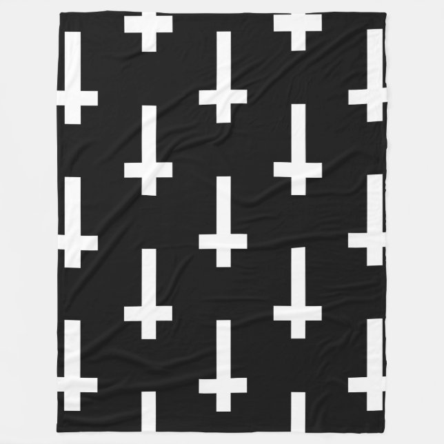 upside down cross blanket (Front)