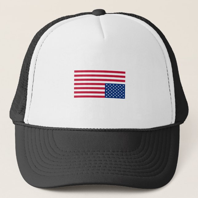 Upside Down Flag Trucker Hat (Front)