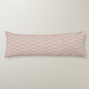 Upside down lavender pattern body pillow