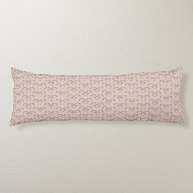 Upside down lavender pattern body pillow (Front)