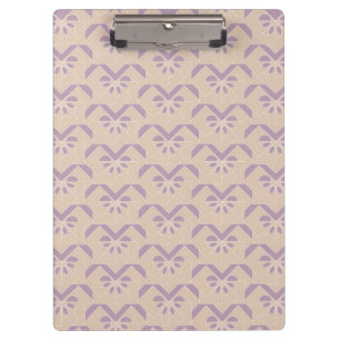 Upside down lavender pattern clipboard