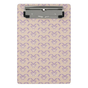 Upside down lavender pattern mini clipboard