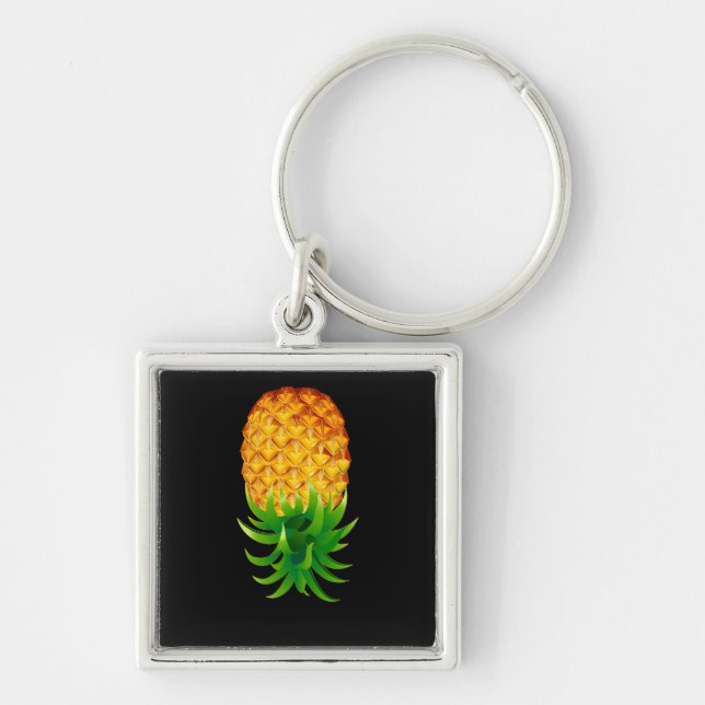 Upside Down Pineapple Keychain (Front)