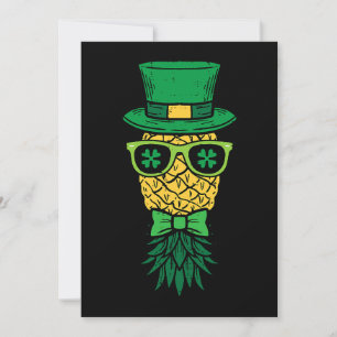 Upside Down Pineapple Leprechaun St Patricks Day M Invitation