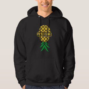 Upside Down Pineapple Pickleball Swinger Hoodie