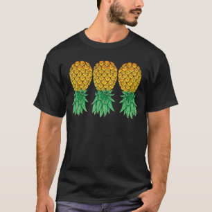 Upside Down Pineapples  Polyamory And Polyamorous T-Shirt