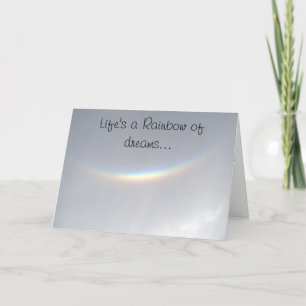 Upside Down Rainbow Card