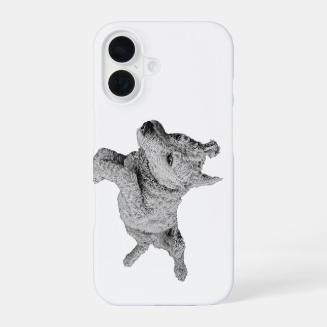 Upside-Down Smile iPhone 16 Case (Back)