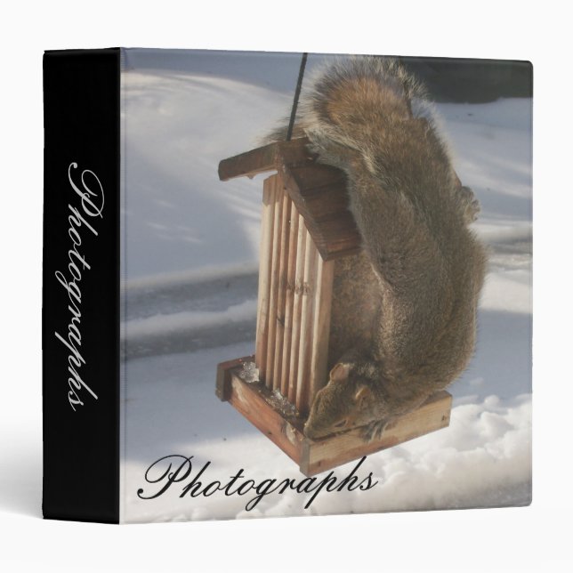 Upside Down Squirrel Binder (Front/Spine)