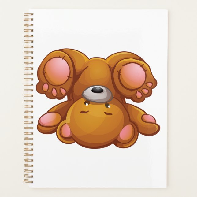 Upside Down Teddy Bear Planner (Front)