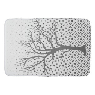 Upside-down Tree Bath Mat