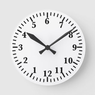 UPSIDE DOWN WALL CLOCK (with rightside-up numbers)