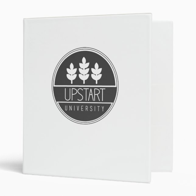 Upstart University 1" Binder (Front/Inside)