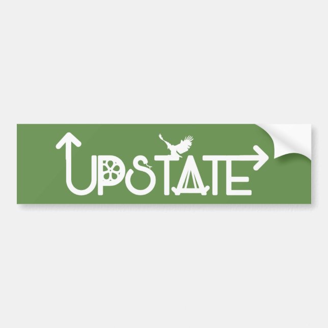 Upstate Bumper Sticker (Front)