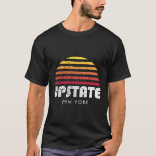 Upstate New York Hoodie - Retro Vintage Sunset T-Shirt