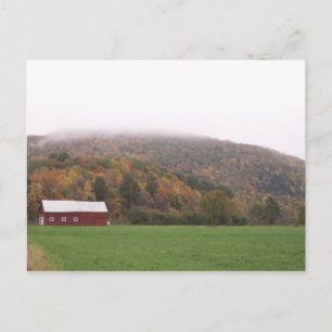 Upstate NY dans la carte postale Automne