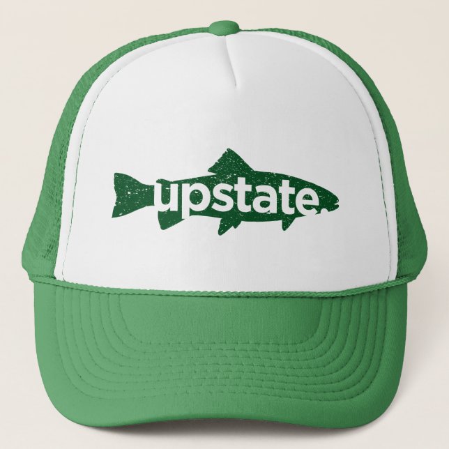 Upstate trout trucker hat (Front)