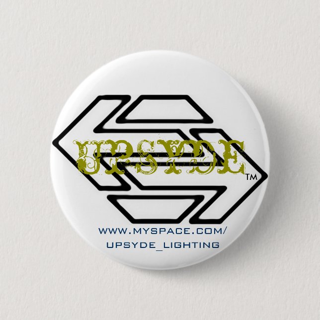 upsyde old timey button (Front)