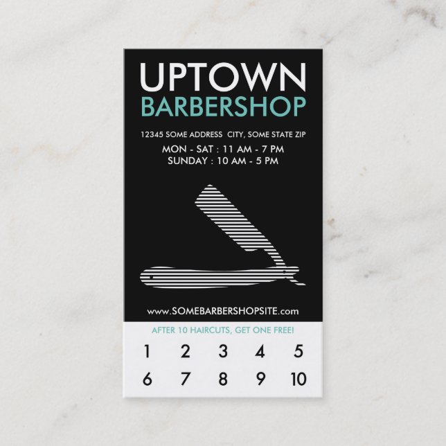 uptown barbers loyalty (Front)