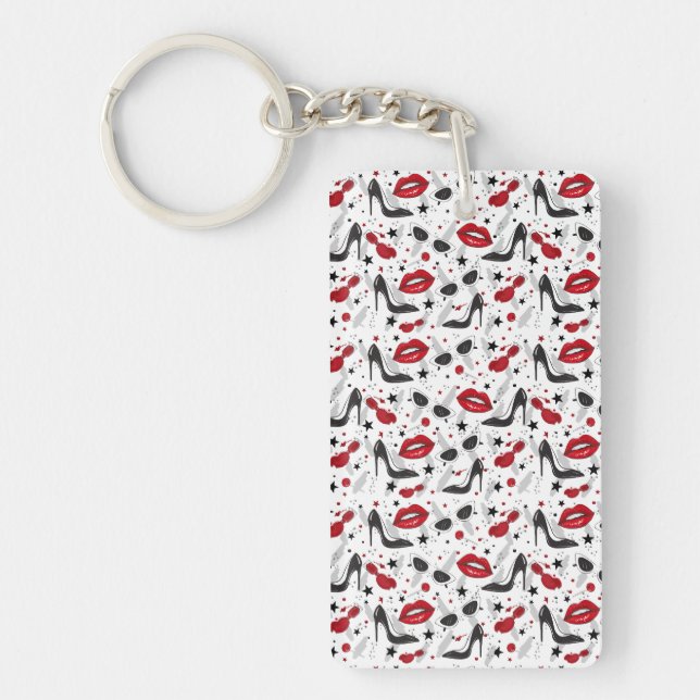 Uptown Girl Keychain (Front)