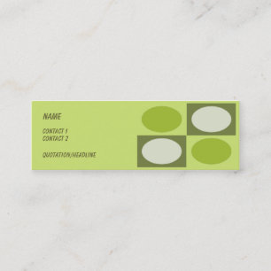 Uptown Mini Business Card