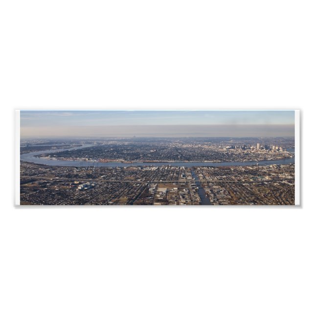 Uptown New Orleans Aerial Photo Print (Front)