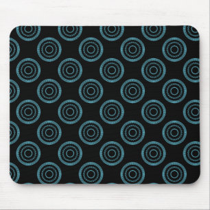 Uptown Posh Mousepad, Turquoise Mouse Pad